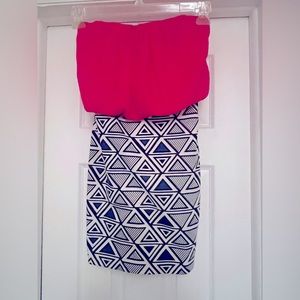 Cute strapless dress - size small